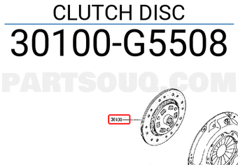 Nissan 30100G5508 CLUTCH DISC