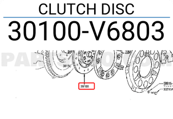 Nissan 30100V6803 CLUTCH DISC
