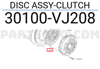 DISC ASSY-CLUTCH 30100VJ208 | Nissan Parts | PartSouq DISC ASSY-CLUTCH 30100VJ208 | Nissan Parts | PartSouq