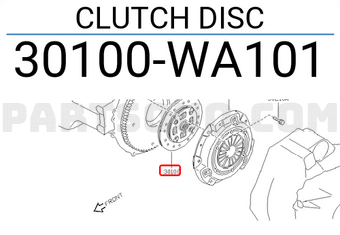 Nissan 30100WA101 CLUTCH DISC