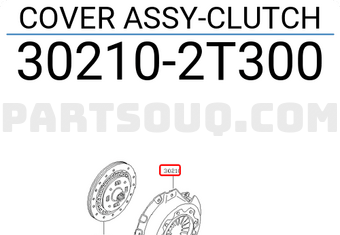 Nissan 302102T300 COVER ASSY-CLUTCH