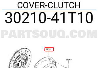 Nissan 3021041T10 COVER-CLUTCH