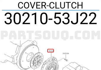 Nissan 3021053J22 COVER-CLUTCH