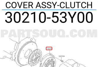 Nissan 3021053Y00 COVER ASSY-CLUTCH