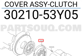 Nissan 3021053Y05 COVER ASSY-CLUTCH