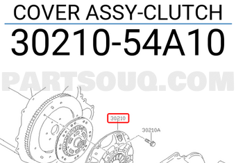 Nissan 3021054A10 COVER ASSY-CLUTCH