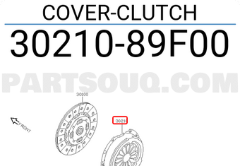 COVER-CLUTCH 302102Y920 | Nissan Parts | PartSouq