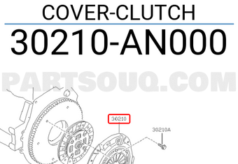 Nissan 30210AN000 COVER-CLUTCH