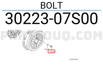 Nissan 3022307S00 BOLT