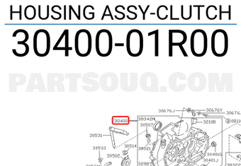 Nissan 3040001R00 HOUSING ASSY-CLUTCH