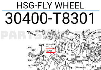 Nissan 30400T8301 HSG-FLY WHEEL