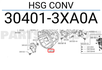 Nissan 304013XA0A HSG CONV