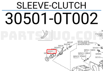 Nissan 305010T002 SLEEVE-CLUTCH