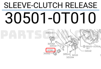Nissan 305010T010 SLEEVE-CLUTCH RELEASE