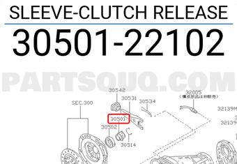 Nissan 3050122102 SLEEVE-CLUTCH RELEASE