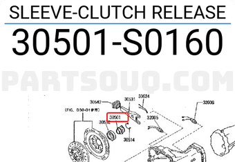 Nissan 30501S0160 SLEEVE-CLUTCH RELEASE