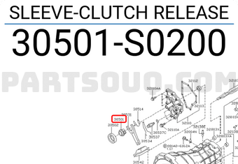 Nissan 30501S0200 SLEEVE-CLUTCH RELEASE