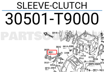 Nissan 30501T9000 SLEEVE-CLUTCH
