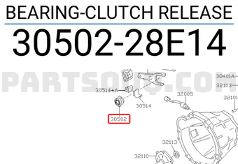 Nissan 3050228E14 BEARING-CLUTCH RELEASE