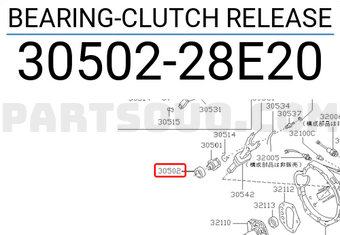 Nissan 3050228E20 BEARING-CLUTCH RELEASE