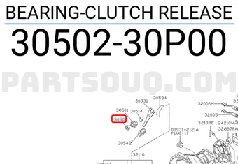 Nissan 3050230P00 BEARING-CLUTCH RELEASE
