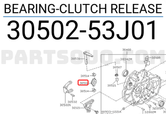 Nissan 3050253J01 BEARING-CLUTCH RELEASE