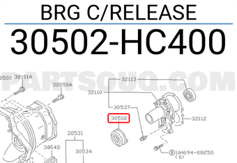 Nissan 30502HC400 BRG C/RELEASE