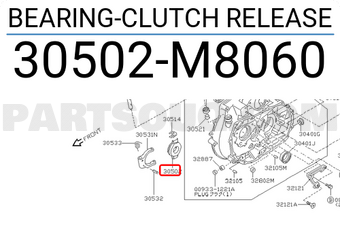 Nissan 30502M8060 BEARING-CLUTCH RELEASE