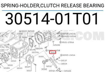 Nissan 3051401T01 SPRING-HOLDER,CLUTCH RELEASE BEARING