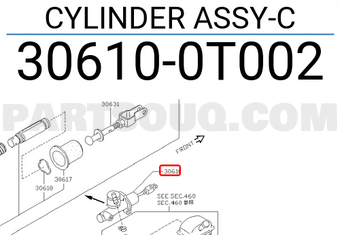 Nissan 306100T002 CYLINDER ASSY-C