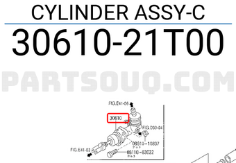 Nissan 3061021T00 CYLINDER ASSY-C