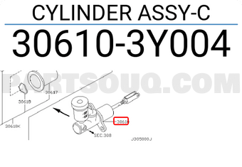 CYLINDER ASSY-C 306103Y00A | Nissan Parts | PartSouq