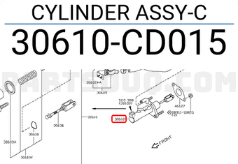 Nissan 30610CD015 CYLINDER ASSY-C