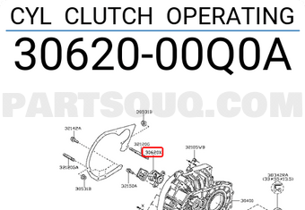 Nissan 3062000Q0A CYL CLUTCH OPERATING