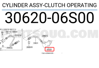 Nissan 3062006S00 CYLINDER ASSY-CLUTCH OPERATING