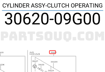Nissan 3062009G00 CYLINDER ASSY-CLUTCH OPERATING