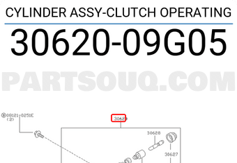 Nissan 3062009G05 CYLINDER ASSY-CLUTCH OPERATING