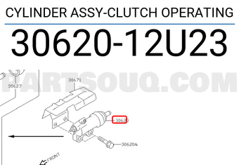 Nissan 3062012U23 CYLINDER ASSY-CLUTCH OPERATING