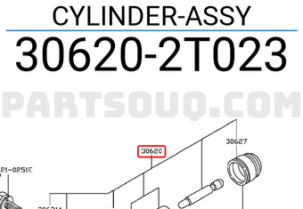 Nissan 306202T023 CYLINDER-ASSY