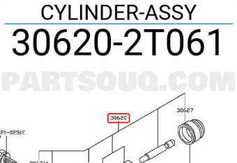 Nissan 306202T061 CYLINDER-ASSY