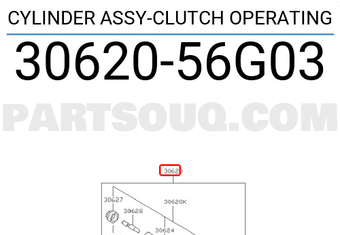 Nissan 3062056G03 CYLINDER ASSY-CLUTCH OPERATING