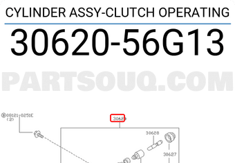 Nissan 3062056G13 CYLINDER ASSY-CLUTCH OPERATING