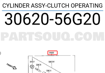 Nissan 3062056G20 CYLINDER ASSY-CLUTCH OPERATING