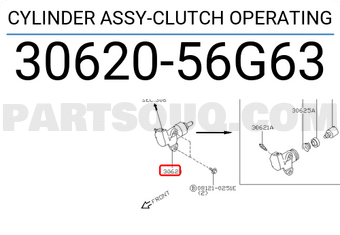 Nissan 3062056G63 CYLINDER ASSY-CLUTCH OPERATING