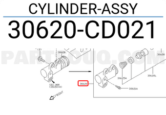 Nissan 30620CD021 CYLINDER-ASSY