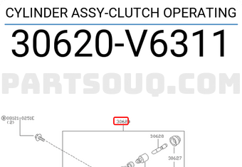 Nissan 30620V6311 CYLINDER ASSY-CLUTCH OPERATING