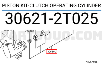 Nissan 306212T025 PISTON KIT-CLUTCH OPERATING CYLINDER