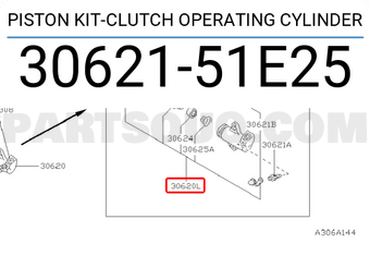 Nissan 3062151E25 PISTON KIT-CLUTCH OPERATING CYLINDER