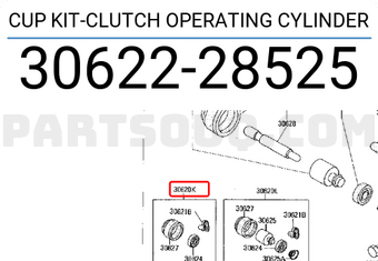 Nissan 3062228525 CUP KIT-CLUTCH OPERATING CYLINDER