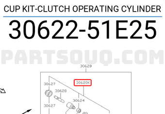 Nissan 3062251E25 CUP KIT-CLUTCH OPERATING CYLINDER